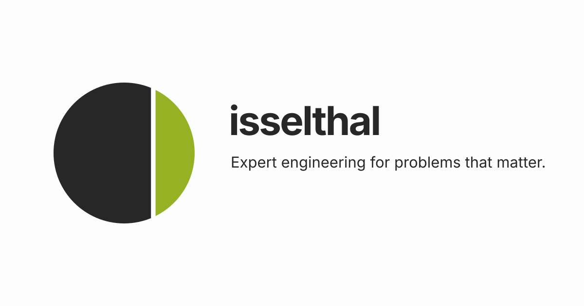 Problem Domain Expert isselthal | Expert engineering for problems that matter.